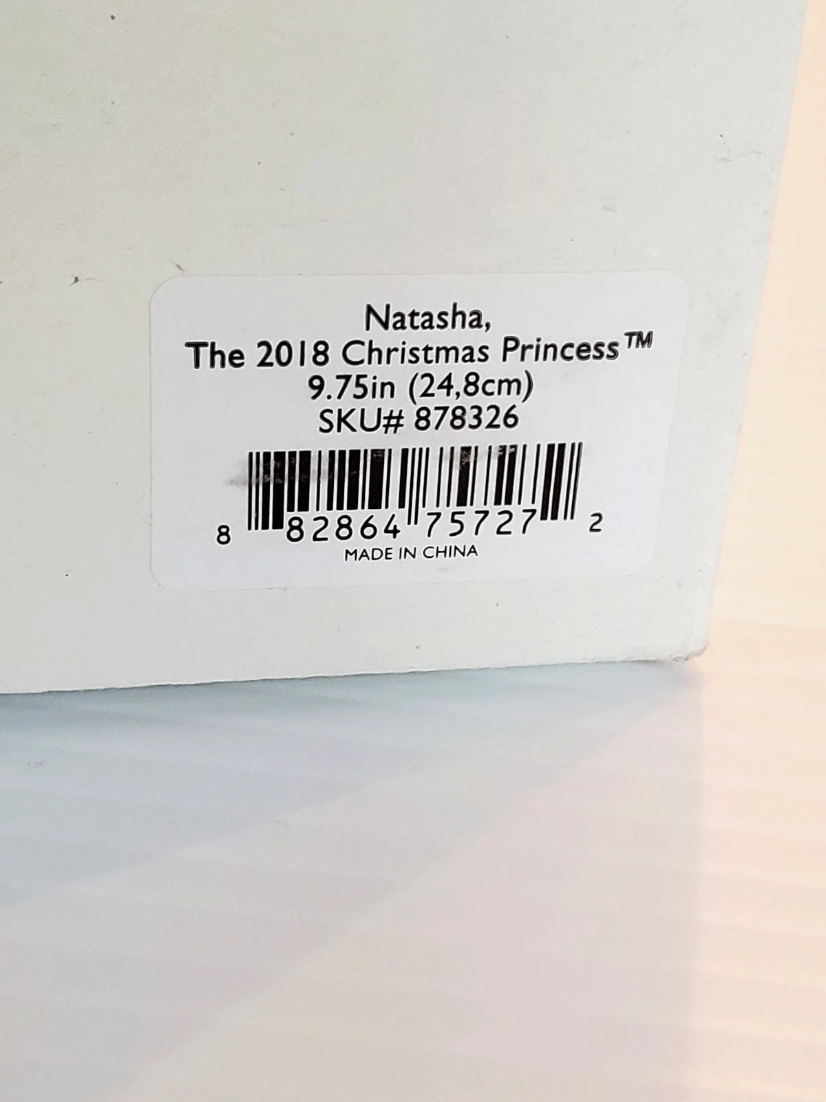 Lenox Princess Natasha Victorian Figurine Gown Animal Rescue 2018 Christmas  NEW9