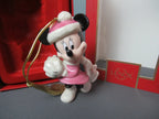 Lenox Disney 2022 Minnie Mouse Figurine Ornament Snow Games Snowball Fight NEW6