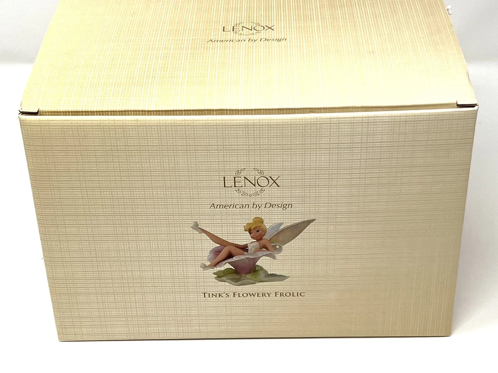 Lenox Tink's Flowery Frolic Figurine Tinkerbell Fairy Pixie In Morning Glory NEW3