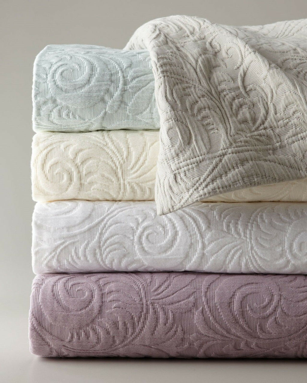 Sferra Hannah Grey Euro Continental Sham Scroll Design 100% Cotton Matelasse NEW2