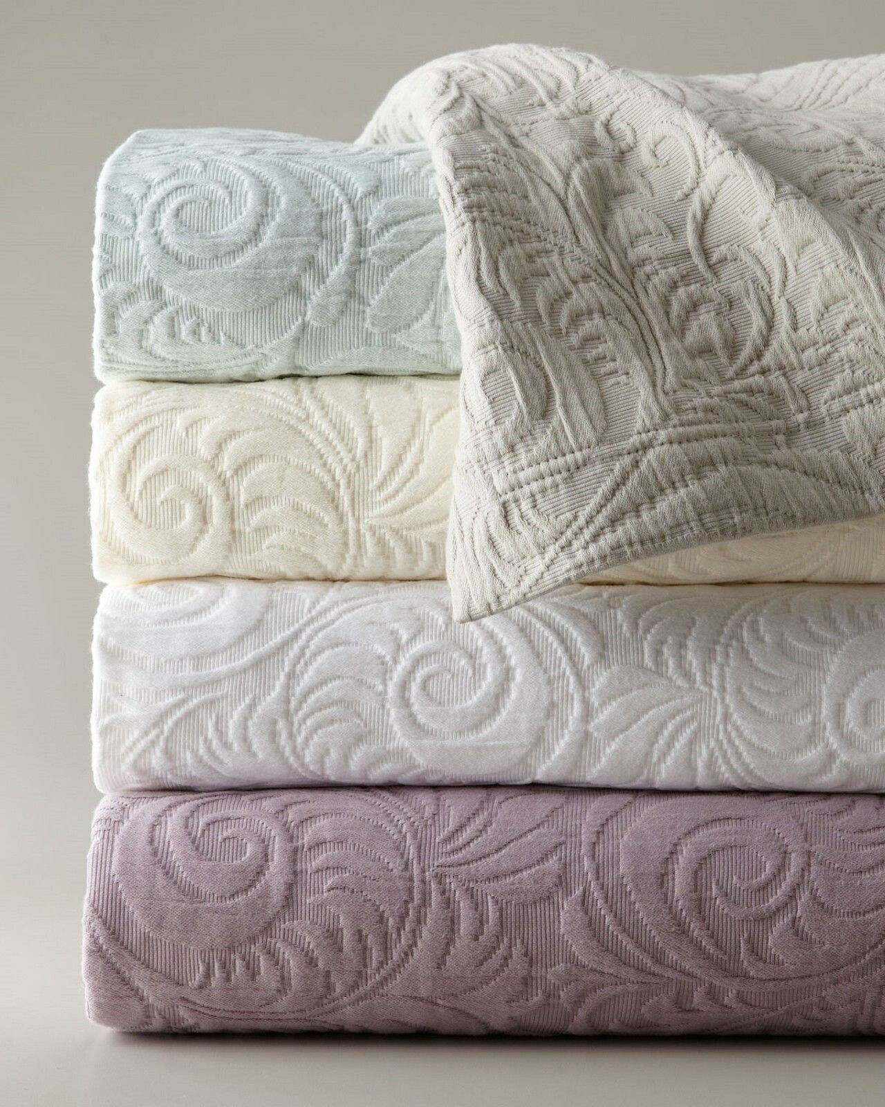 Sferra Hannah Grey Euro Continental Sham Scroll Design 100% Cotton Matelasse NEW2