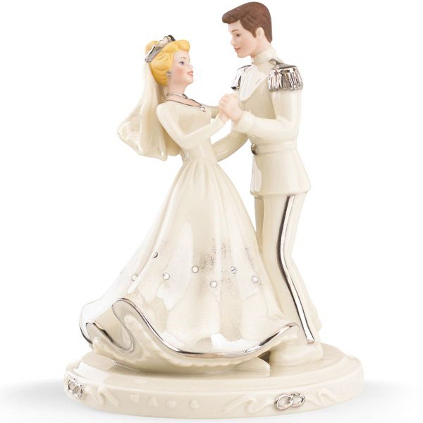 Lenox Disney Cinderella Prince Charming Figurine Wedding Cake Topper Love NEW1
