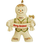 Lenox 2013 Gingerbread Man Ornament Figurine Annual Good Tidings Christmas NEW2