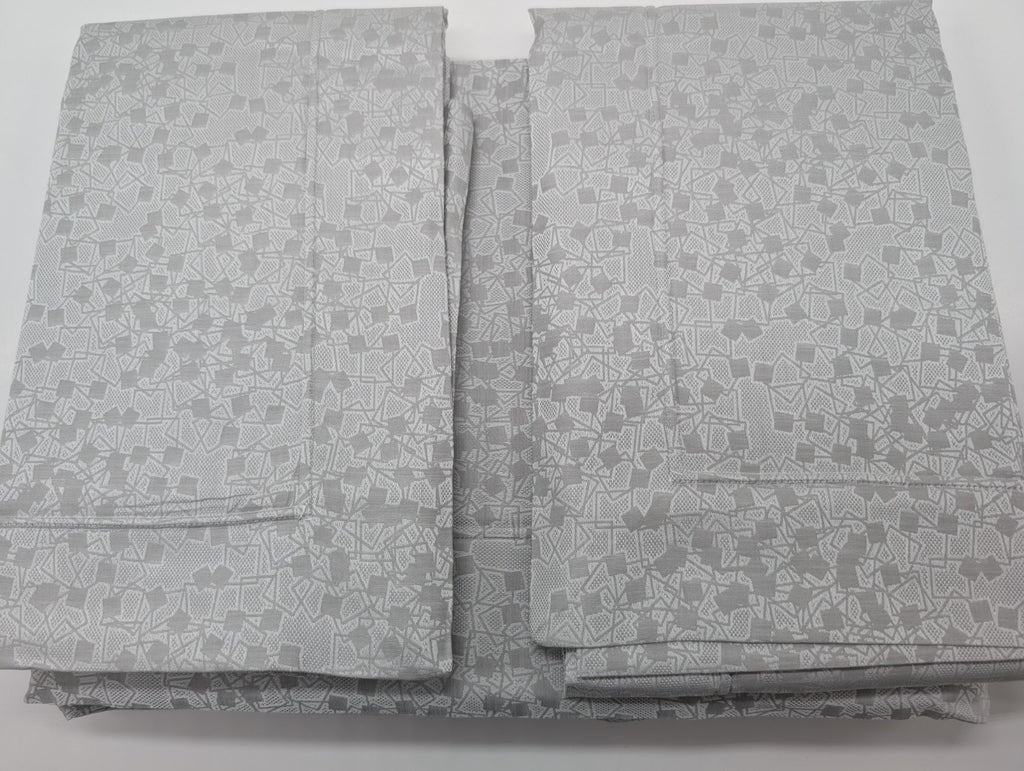 Sferra Catella Queen Duvet Euro Set 3PC Lunar Cotton Sateen Jacquard Italy NEW4