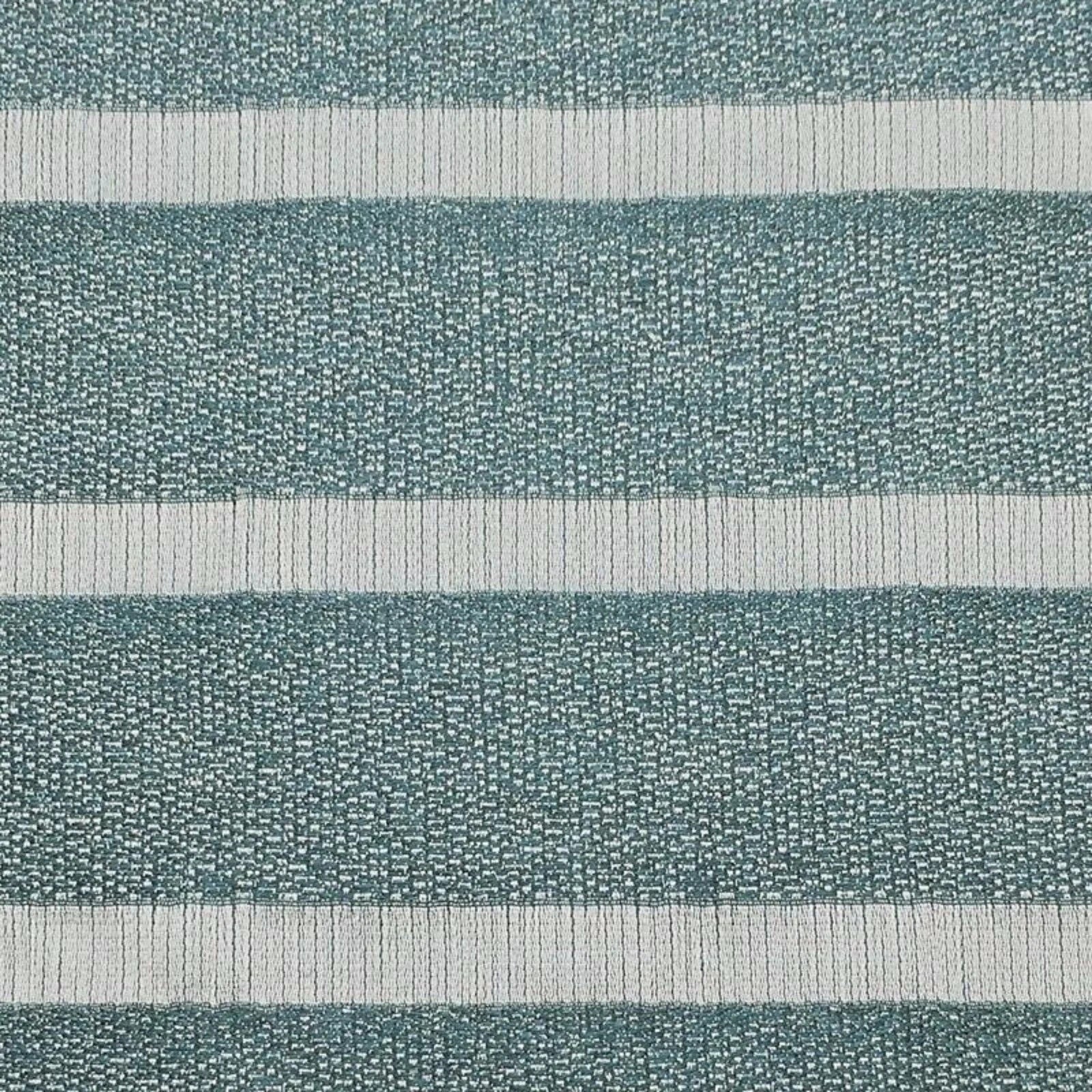 Sferra Marice Blue Throw Blanket Stripes Fringed Wool Silk Oversized Italy NEW8