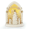 Lenox Illuminations Lighted Christmas Tree Carolers Figurine Town Square NEW0