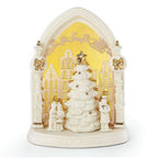 Lenox Illuminations Lighted Christmas Tree Carolers Figurine Town Square NEW0