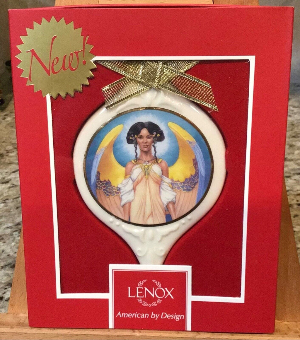 Thomas Blackshear Angel Of Grace Ornament Ebony Visions Lenox Christmas LE NEW6