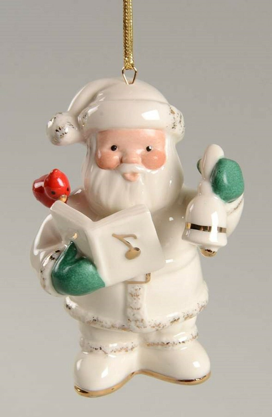 Lenox 2014 Santa Figurine Ornament Annual Holiday Caroling RARE NO DATE NEW 1