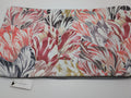 Yves Delorme Pink Wild Flower Throw Pillow Cover Embroidery Piping 13"x23" NEW0
