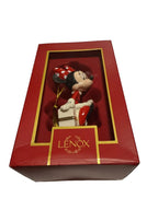 Lenox Disney 2024 Minnie Mouse Figurine Ornament Sitting On Gift NEW3