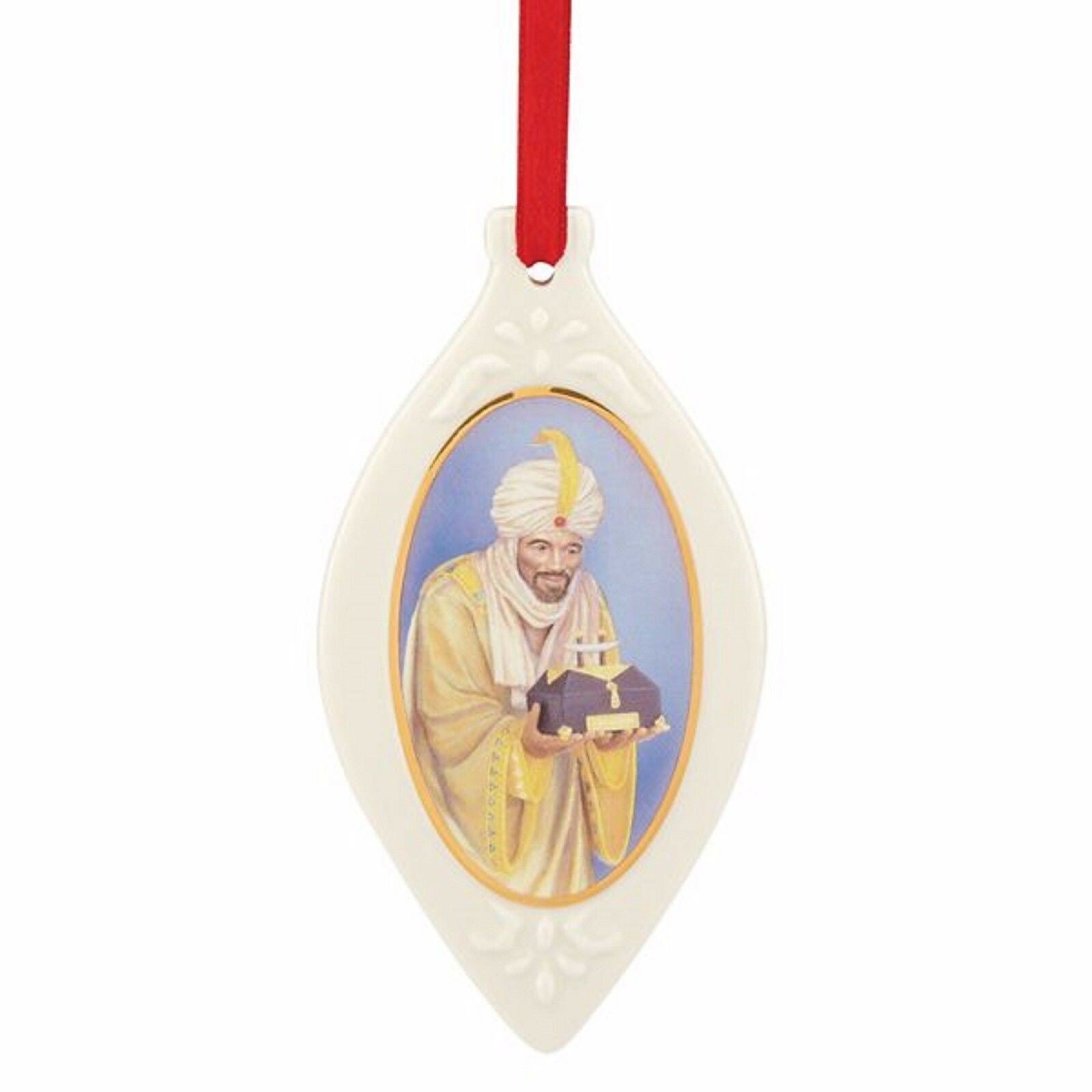 Blackshear Wiseman King Melchior Ornament With Gold Ebony Lenox Christmas LE NEW0