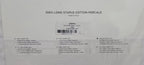 Sferra Gino White Queen Sheet Set 4 PC Solid 100% Cotton Percale 450TC Italy NEW11