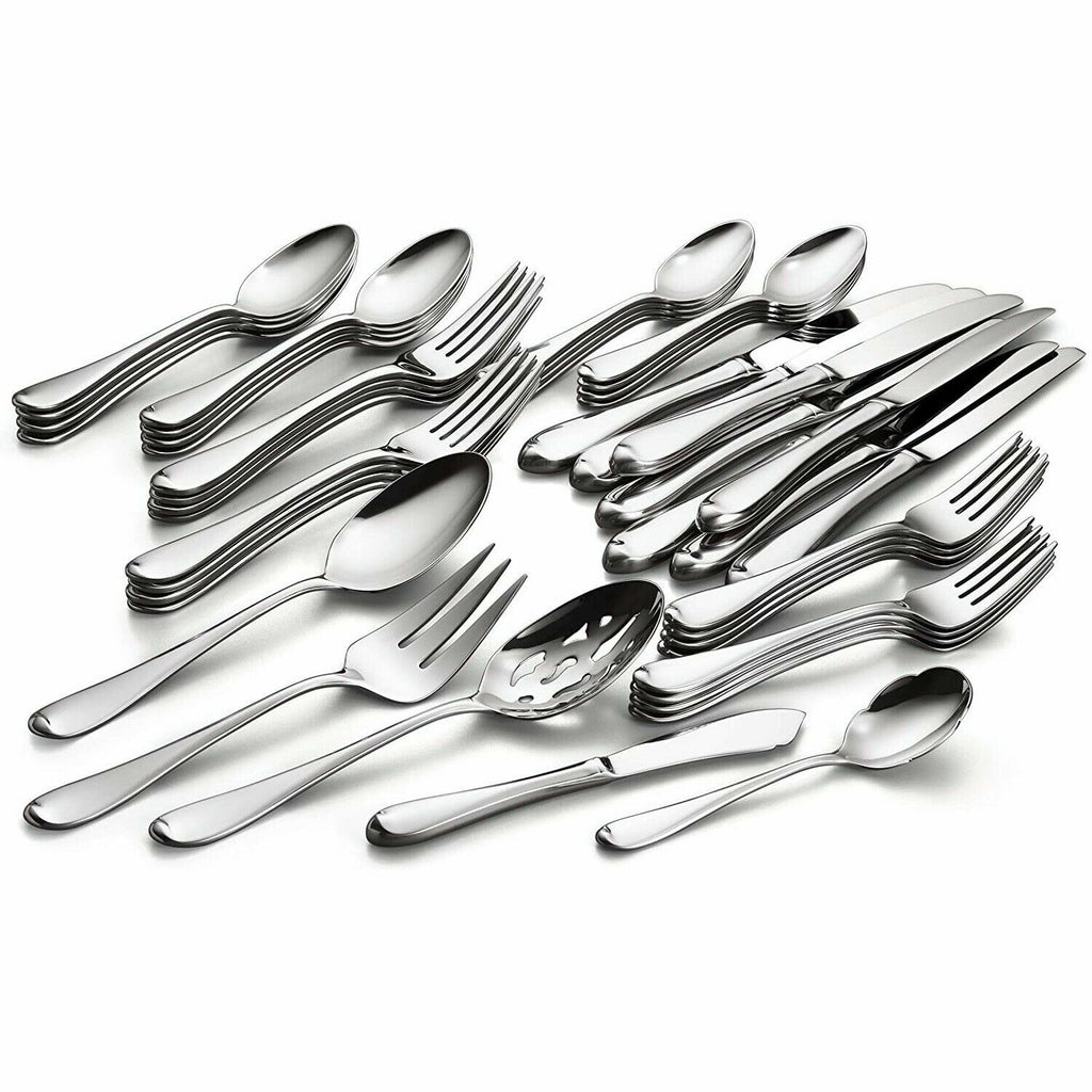 Gorham Studio 45 Piece Flatware Set Service for 8 Stainless Steel 18/10 Gift NEW1