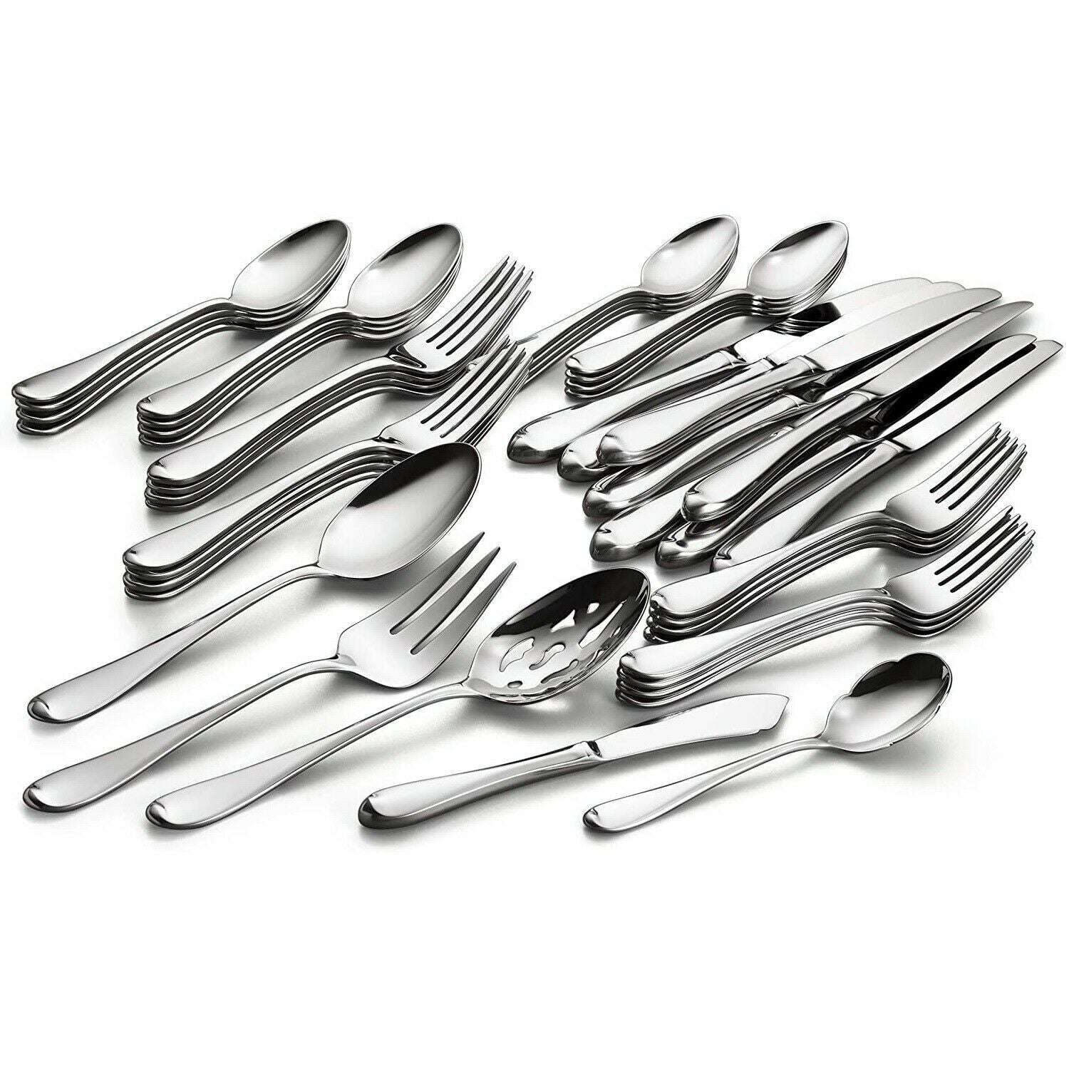 Gorham Studio 45 Piece Flatware Set Service for 8 Stainless Steel 18/10 Gift NEW1