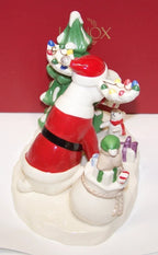 Lenox  Marcel The Moose Christmas Party Figurine Bag Of Toys Rabbit Owl Tree NEW9