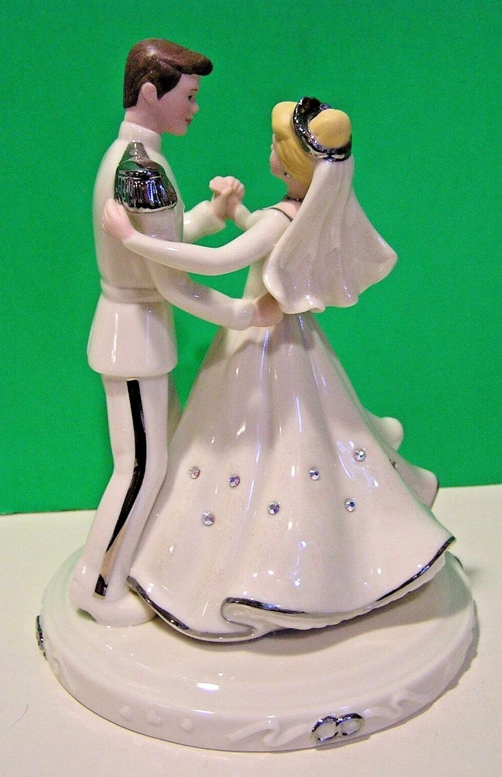 Lenox Disney Cinderella Prince Charming Figurine Wedding Cake Topper Love NEW7