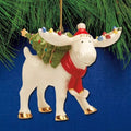 Lenox 2024 Marcel Moose Figurine Ornament Annual Carrying Christmas Tree NEW0