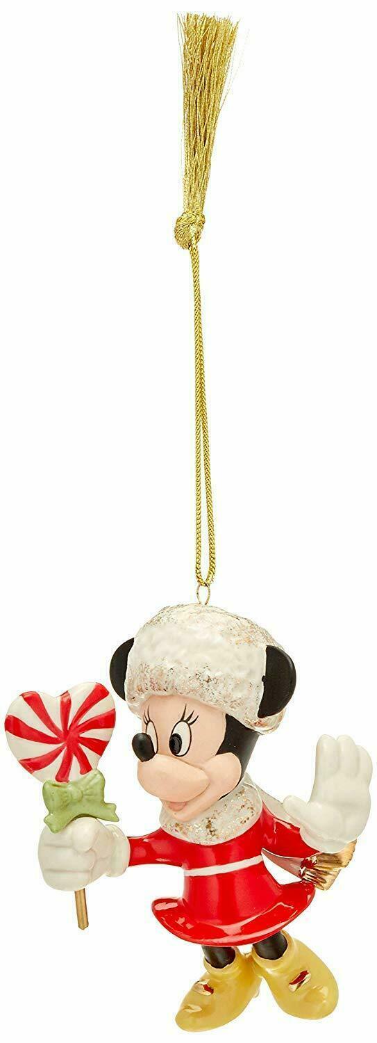 Lenox Disney Sweetheart Minnie Ornament Figurine Lollipop Christmas 2018 NEW2