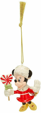 Lenox Disney Sweetheart Minnie Ornament Figurine Lollipop Christmas 2018 NEW2