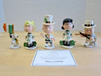 Lenox Peanuts St Patrick's Day Parade Figurines Irish Charlie Brown Snoopy NEW12