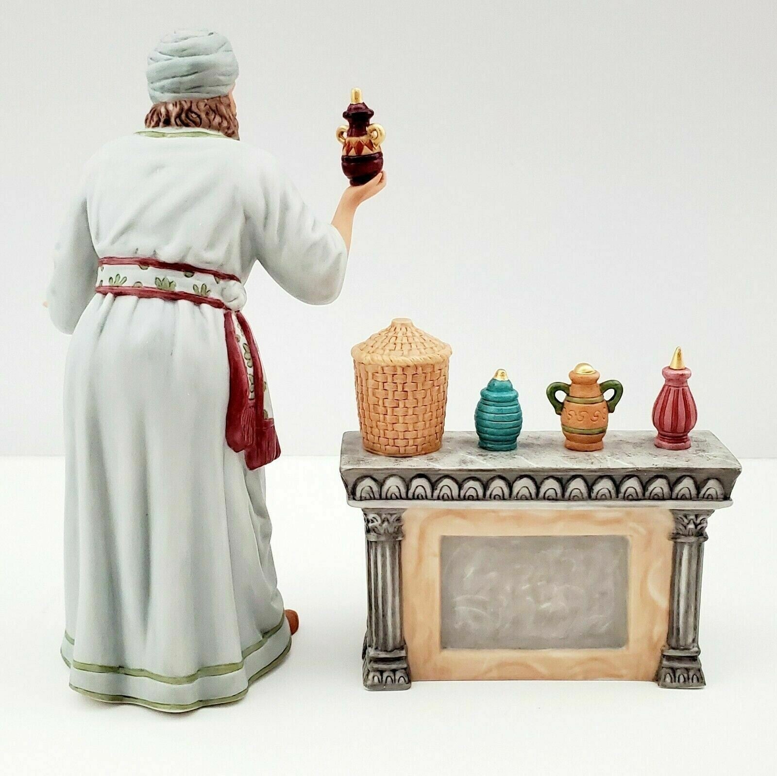 Lenox Renaissance Perfume Merchant Nativity Figurine At The Bazaar Christmas NEW2