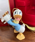 Lenox Disney Donald Duck Figurine Ornament  A Gift For You Christmas Sweater NEW4
