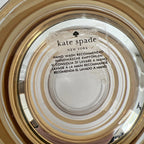 Kate Spade NY Hampton Street Highball Glasses Pair Gold Stripes Lenox NEW IN BOX1
