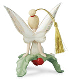 Lenox Disney 2022 Tinkerbell Figurine Ornament Sitting Pretty Leaf Christmas NEW2