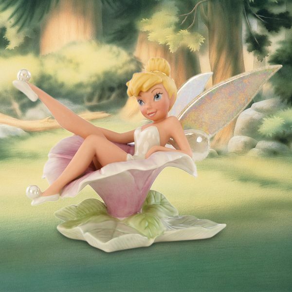 Lenox Tink's Flowery Frolic Figurine Tinkerbell Fairy Pixie In Morning Glory NEW2