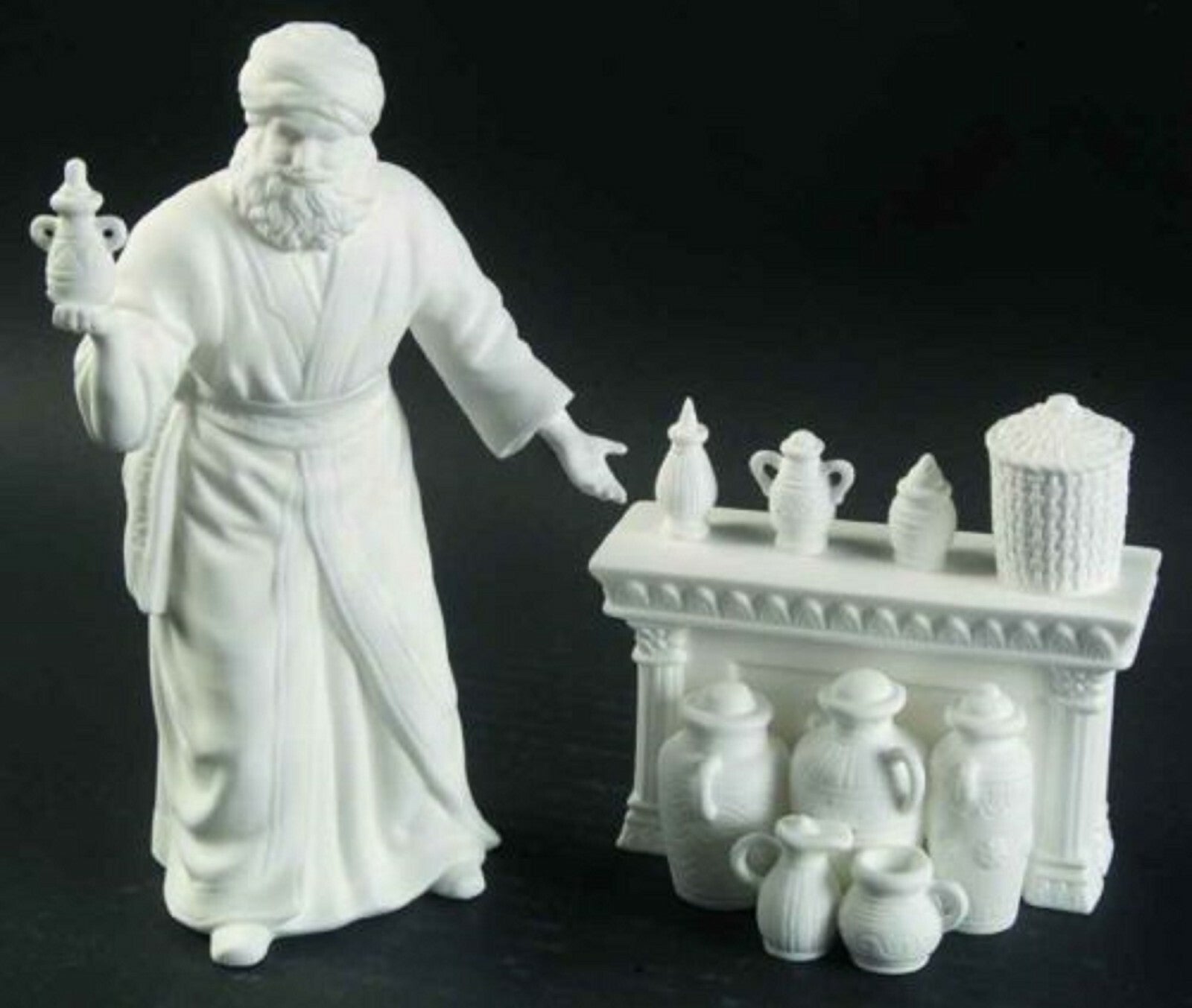 Lenox Perfume Seller Figurine White Bone At The Bazaar Nativity Christmas NEW6