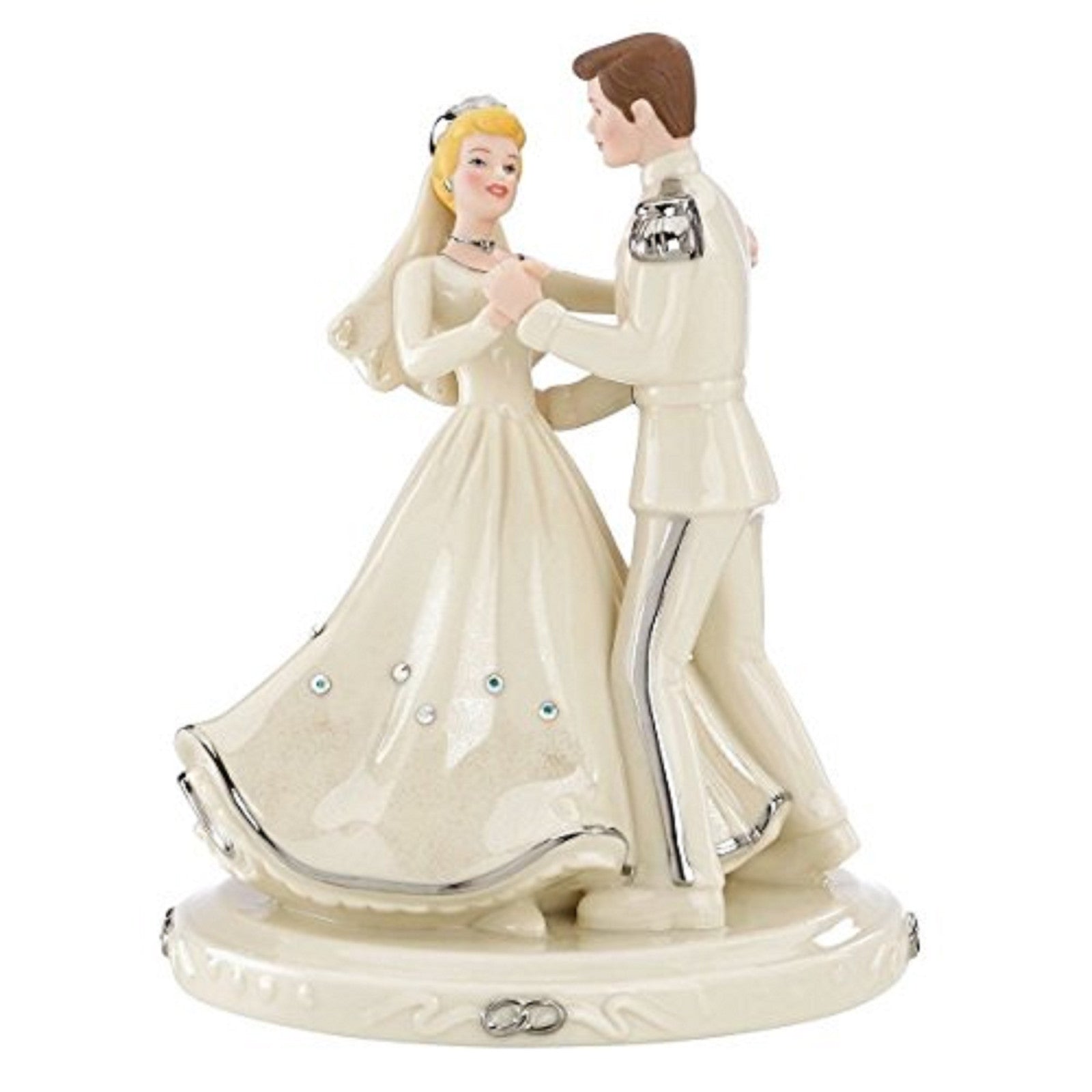Lenox Disney Cinderella Prince Charming Figurine Wedding Cake Topper Love NEW0