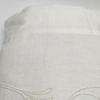 Yves Delorme Nymphe White Counterpane Reverses Feathery Embroidered Jacquard NEW8