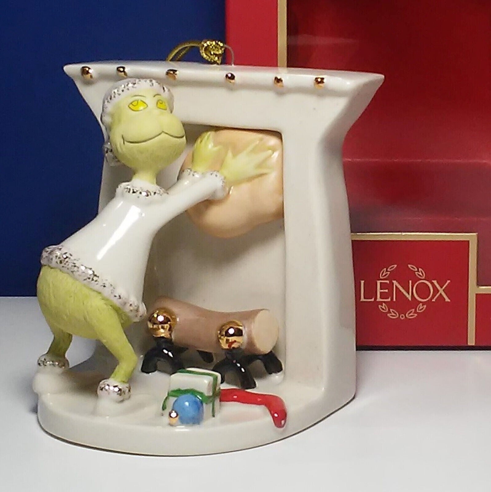Lenox Gift Stealing Grinch Figurine Ornament Dr. Seuss Who Stole Christmas NEW6