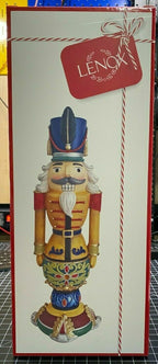 Lenox Nutcracker Ballet Soldier Figurine Merry & Bright Gold  12.5 Christmas NEW4