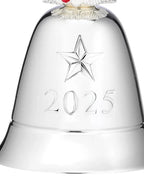 Lenox 2025 Musical Bell Ornament Plays We Wish You A Merry Christmas Silver NEW1