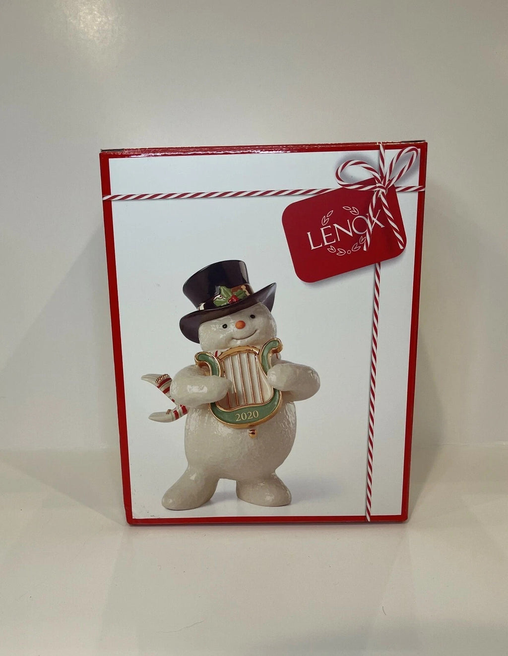 Lenox 2020 Snowy Harpist Snowman Figurine Irish Lyre Annual Frosty Christmas NEW10