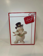 Lenox 2020 Snowy Harpist Snowman Figurine Irish Lyre Annual Frosty Christmas NEW10