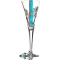 Waterford Crystal Snowflake Wishes Happiness Flute 2018 8th #154695 NEW IN BOX0