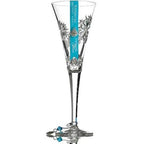 Waterford Crystal Snowflake Wishes Happiness Flute 2018 8th #154695 NEW IN BOX0