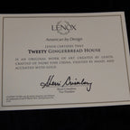 Lenox Tweety Bird Gingerbread House Figurine Christmas Looney Tunes 5.25" H NEW8