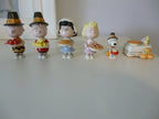 Lenox Peanuts Thanksgiving Figurines 6PC Pilgrim Dinner Snoopy Charlie Brown NEW11