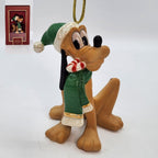 Lenox Disney Pluto Figurine Ornament Mickey's Dog Candy Cane Treat Christmas NEW5