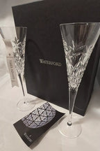 Waterford Crystal 202l Happiness Flutes Pair New Years ED #1055459 NEW IN BOX5