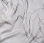 Sferra Caravino Tin Standard Sham Swirly Ribbon Design Sateen Jacquard Italy NEW3