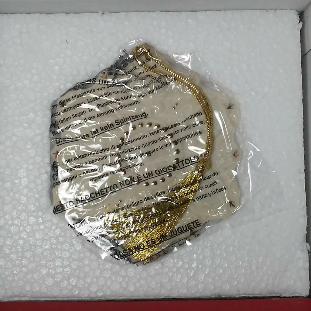 Lenox 125th Anniversary Snowflake Ornament 2014 Ivory High Relief Christmas NEW4