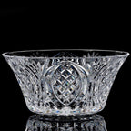 Waterford Crystal Irish Stone Circle Bowl 10" Rosettes Curtis Ireland NEW IN BOX0