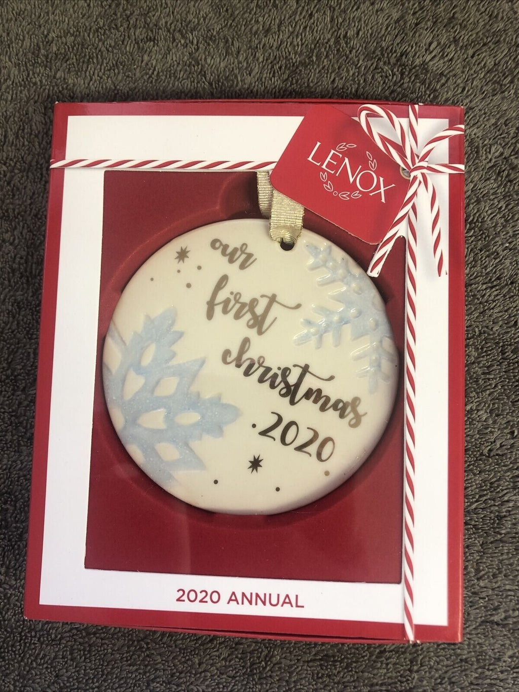 Lenox 2020 Relationship Friendship Ornament Couples Our First Christmas NEW2