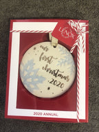 Lenox 2020 Relationship Friendship Ornament Couples Our First Christmas NEW2