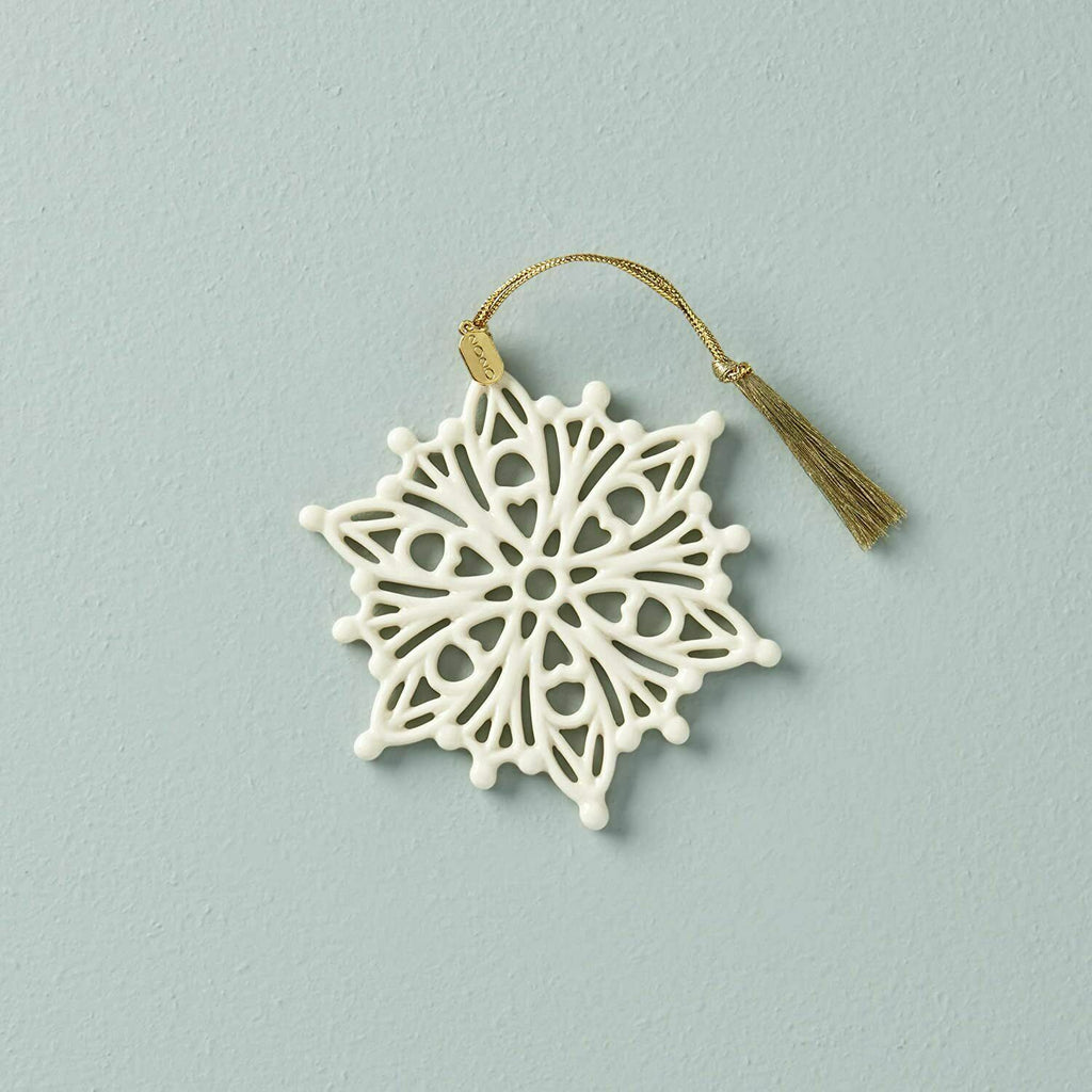 Lenox 2020 Snow Fantasies Snowflake Ornament Annual Christmas Porcelain NEW2